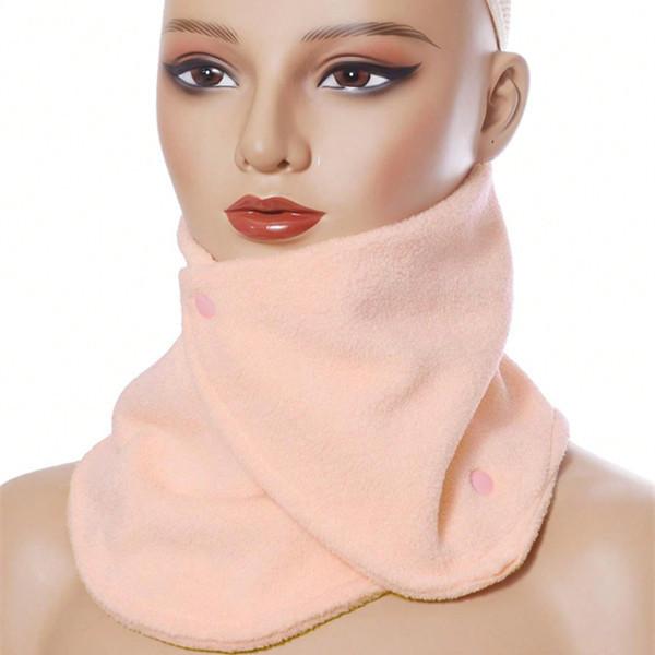 Термофлисовый шарф-бафф для мужчин и женщин для защиты от холода розовый