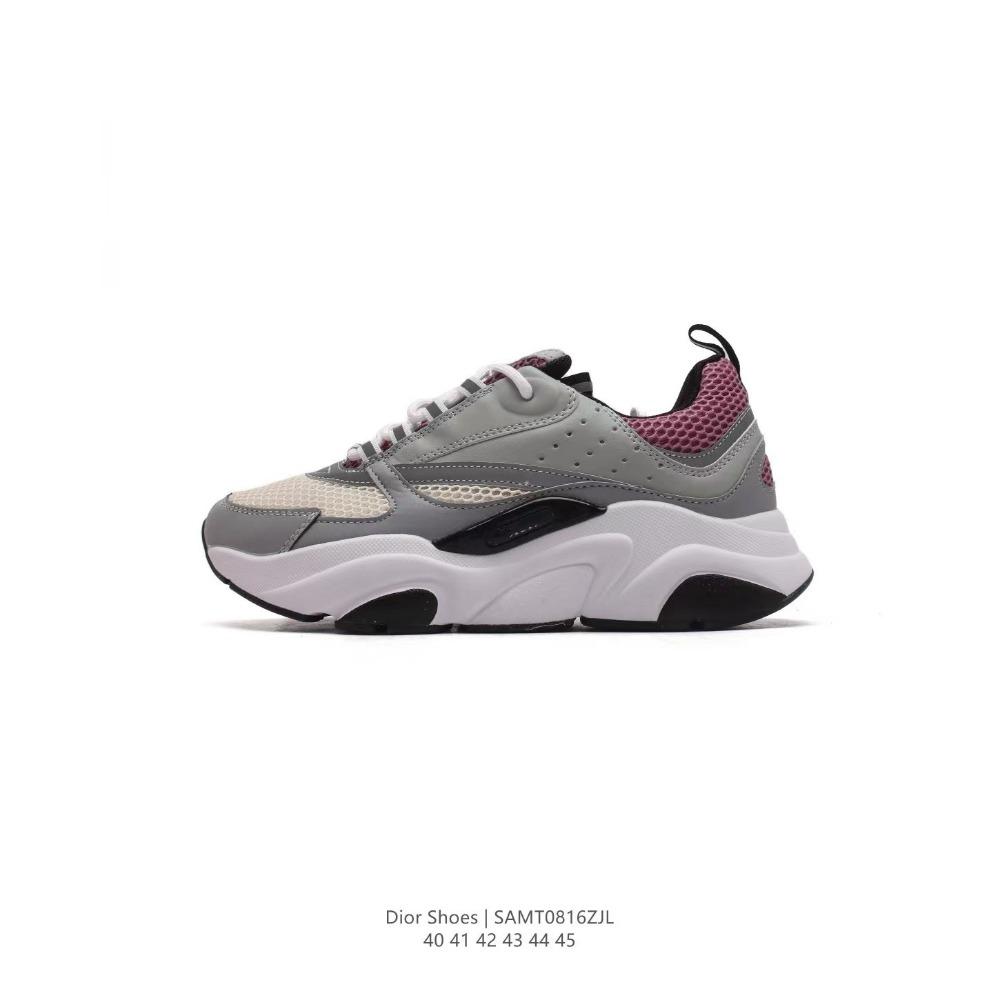 

Casual sports shoes, versatile leather retro flats, outdoor breathable mesh dad shoes 45