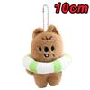 Magic School Wolf Plush Keychain With Cloak Cute Stuffed Animal Doll Birthday Gift For Kids