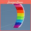 Eye-catching Rainbow Dual Line Kitesurfing Stunt Parachute With Comfortable Handles