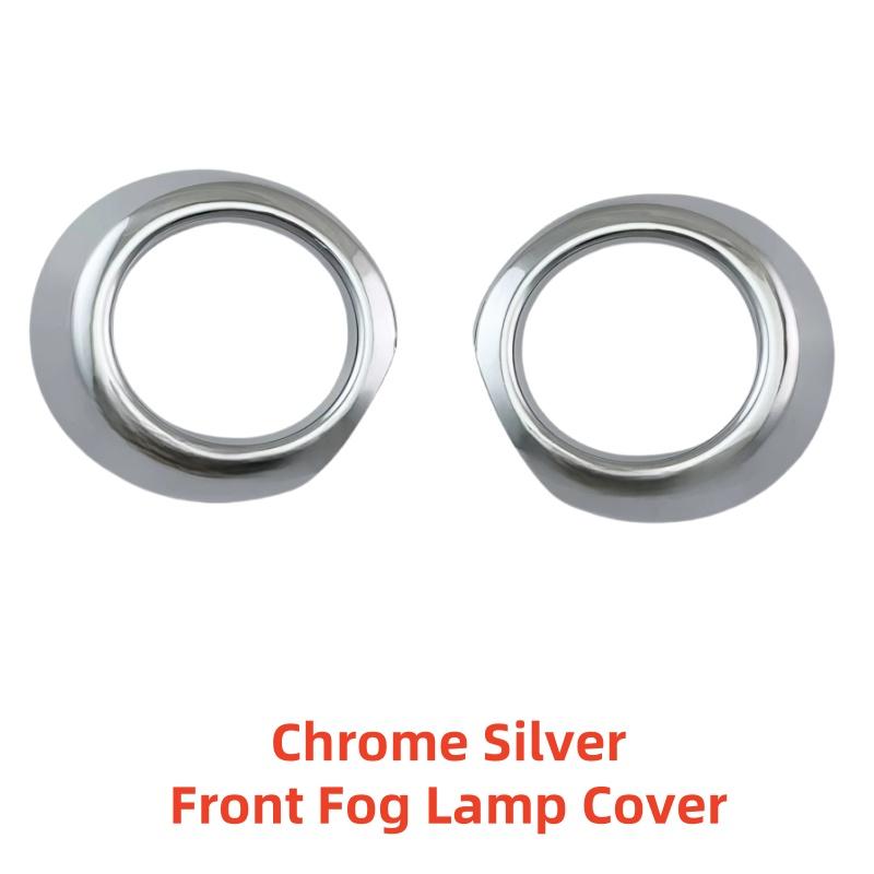 Car ABS Chrome Modification Accessories Plated Front Fog Lamp Cover Trim Paste Style For ISUZU DMAX D-MAX 2015 2016 2017 2018 Chrome