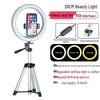 Portable Beauty Light & Phone Stand for Live Streaming and Photography
