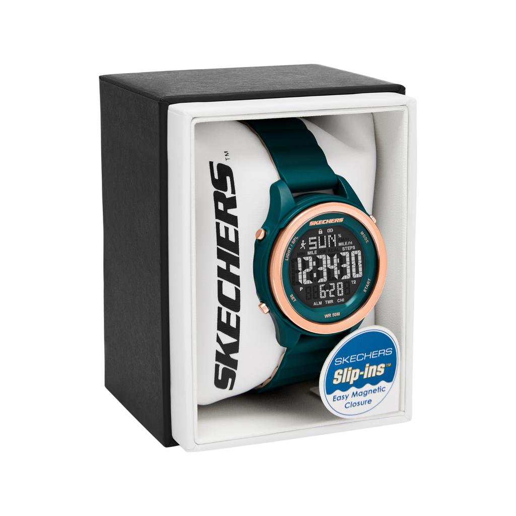 Skechers Fairhaven Digital Green Silicone SR6349 Women's Watch,