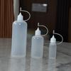 10/30/50Ml Plastic Squeezable Tip Applicator Bottle Refillable Dropper With Needle Tip Caps For Glue Pigment Oil Liquids Bottles