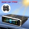 S13 Car Tire Pressure Monitoring System Auto Security Alarm Systems USB / Solar TPMS Digital LCD Display 0-6.0Bar