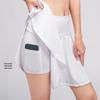 Women's Quick-Dry High-Waisted Sports Skort for Running, Fitness, Tennis & Badminton