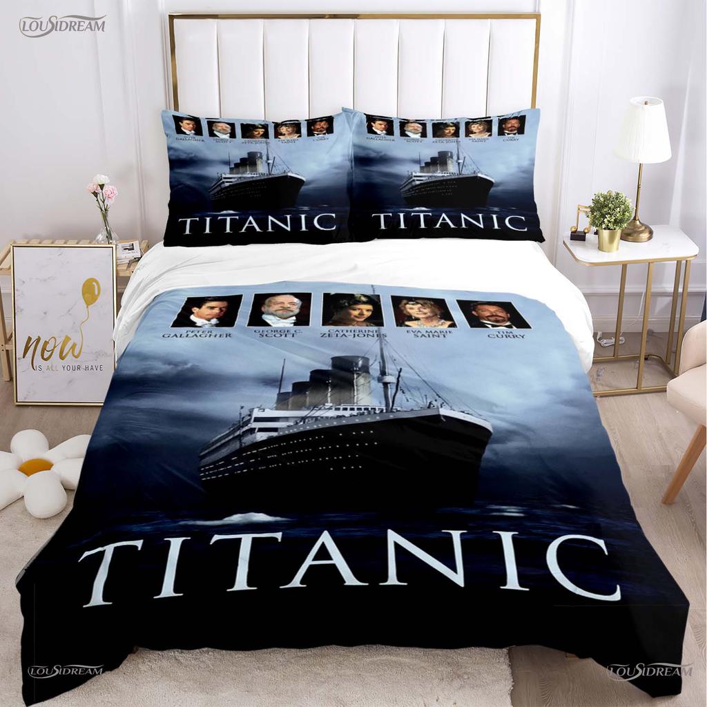 Comforter Titanic Romantic Love All Season Comforter Bedding Sets Soft And S Single/Double/Queen/King