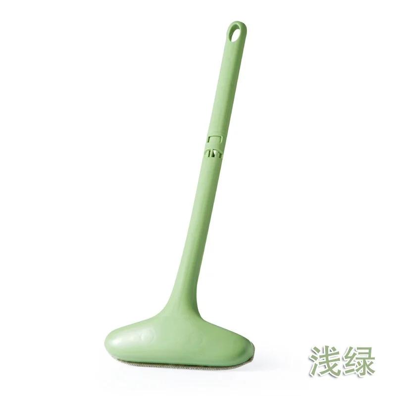 

1 шт. Творческий неразборный скребок для чистки стекол, окон, бытовой скребок для очистки окон, ручная щетка для удаления пыли с экрана, домашние инструменты, аксессуары зелёный