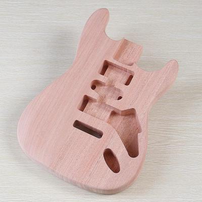 ST Electric Guitar Body, Okoume Wood, DIY Musical Instrument Accessory