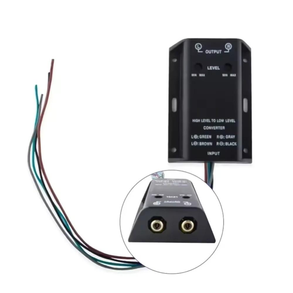 Stable Line Output Converter Universal Amplifier RCA Signal Adapter Speaker  Car Audio System
