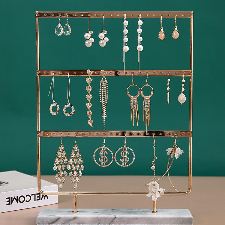 Vertical Light Luxury Earring Display & Storage Stand for Women