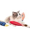 1Piece Creative Cat Toy Fish Shape Bite Resistant Catnip Cat Toy Pet Chew Toys Pet Interaction Supplies Cat Favors