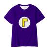 Magliette Estive Girocollo 3D Stampate Super Mario Moda Casual Manica Corta Bambini Ragazzo e Ragazza Bambini Unisex
