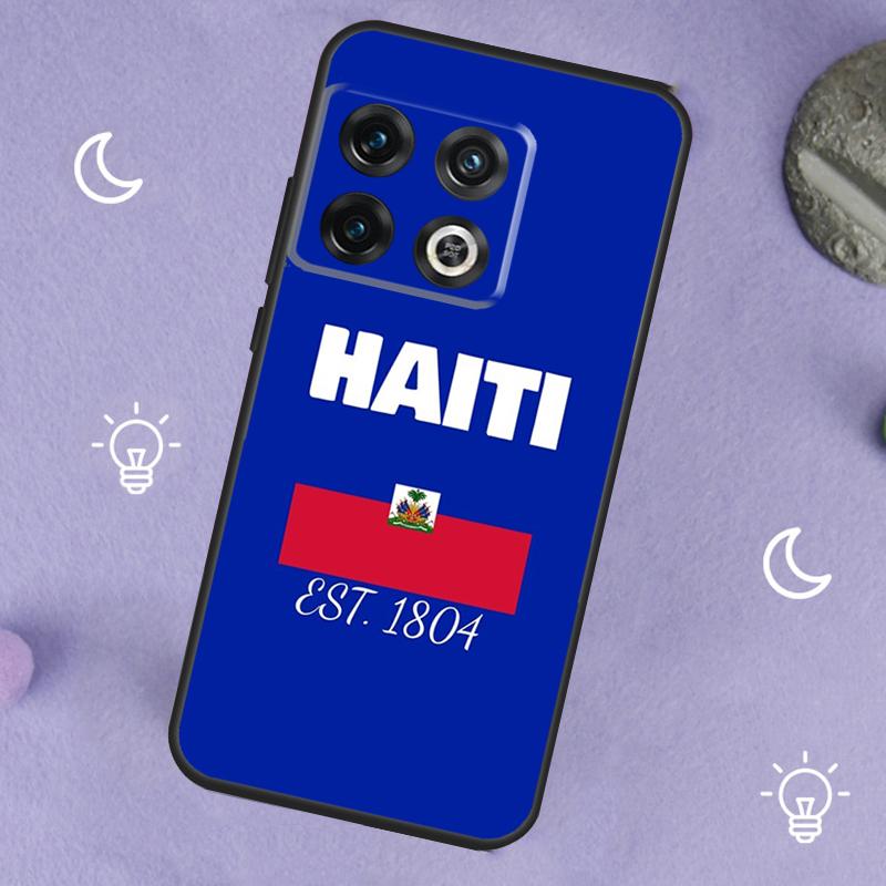 Vintage Haiti Haitian Flag For OnePlus Nord 5 CE 2 3 4 Lite N20 N30 Case For OnePlus 15 13 12 11 10 13T 10T 10R 12R 13R