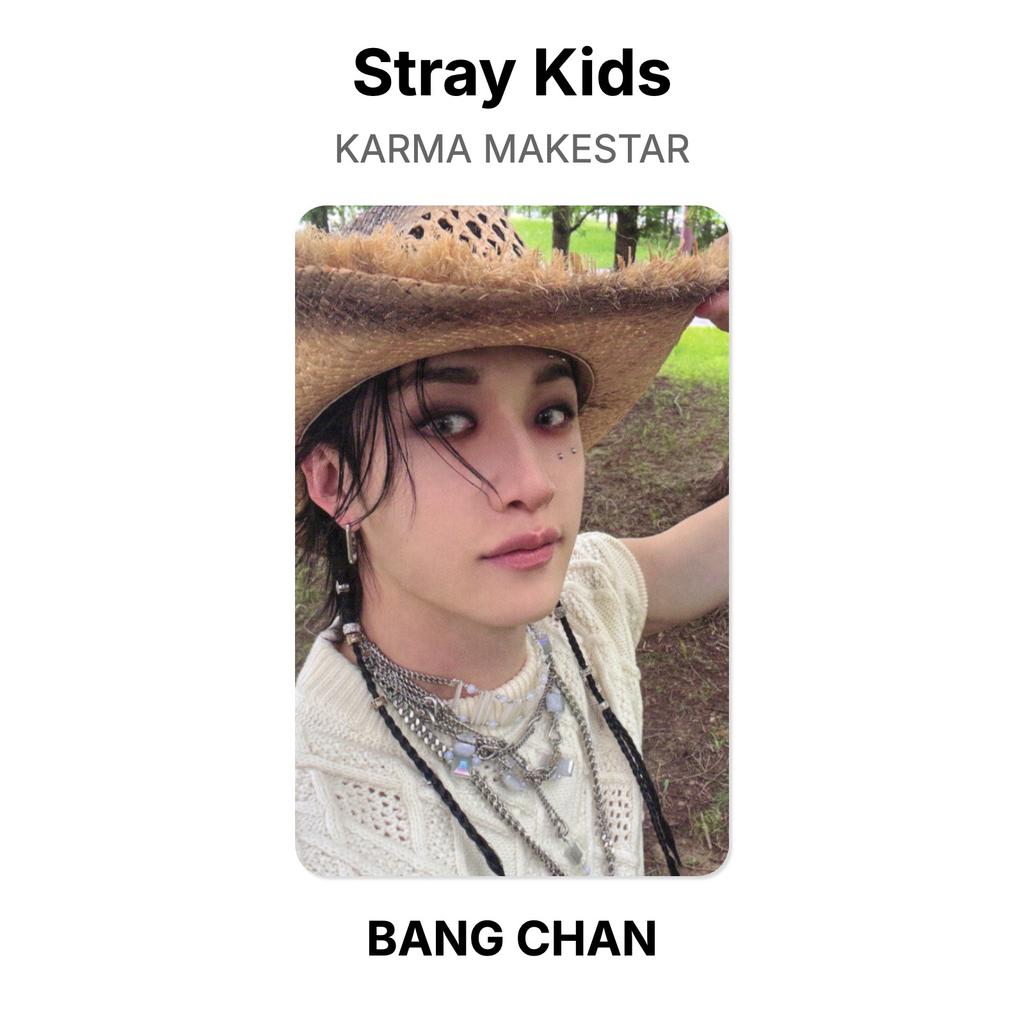 Stray Kids KARMA MAKESTAR Official Photocard