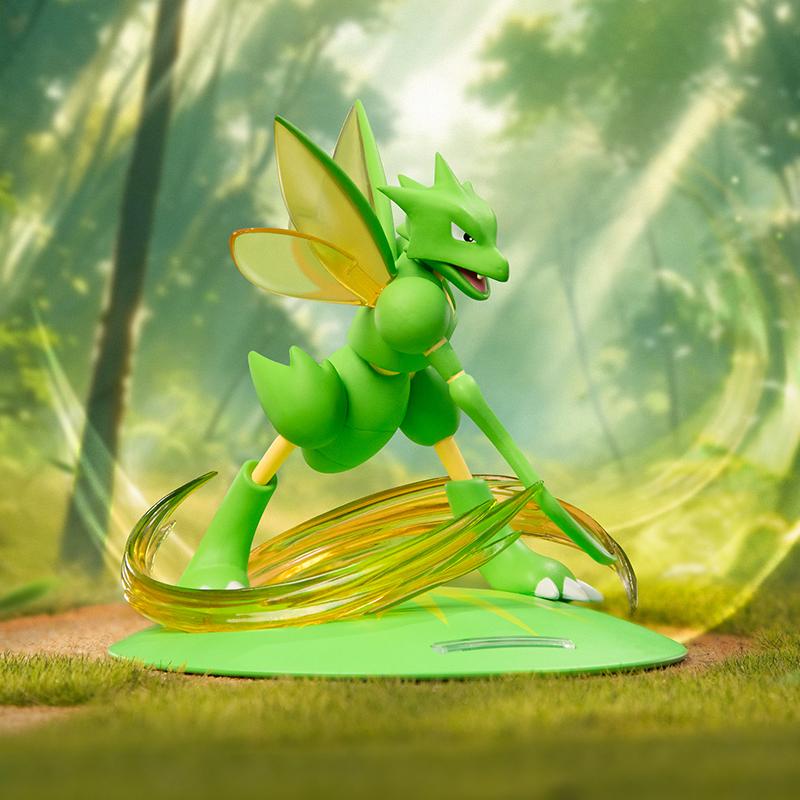 New   Scyther Scizor Genuine Anime Action Figures Collect Model Ornaments Toys Birthday Gifts