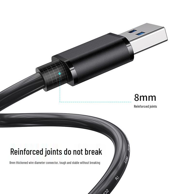 USB 3.0 Extension Cable for Computer Connection (Available in 1m, 2m, 3m) - Ideal for Keyboard, Mouse, and U Disk.