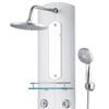 Vidaxl Shower Panel, 25X43X110 Cm, Silver