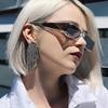 1PC Square small frame glasses new fashionable sunglasses UV protection for women street photography