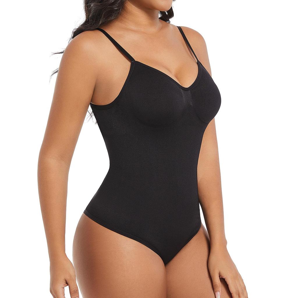 Shapewear voor dames Buikcontrole bodysuit Naadloze beeldhouwen string Body Shaper Taille Cincher Afslankend ondergoed U-plunge Ruglooze maillots Tops