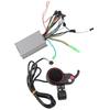 Controller LCD Display Bedienfeld mit Schaltschalter Zubehör für Elektrofahrrad Roller 36V