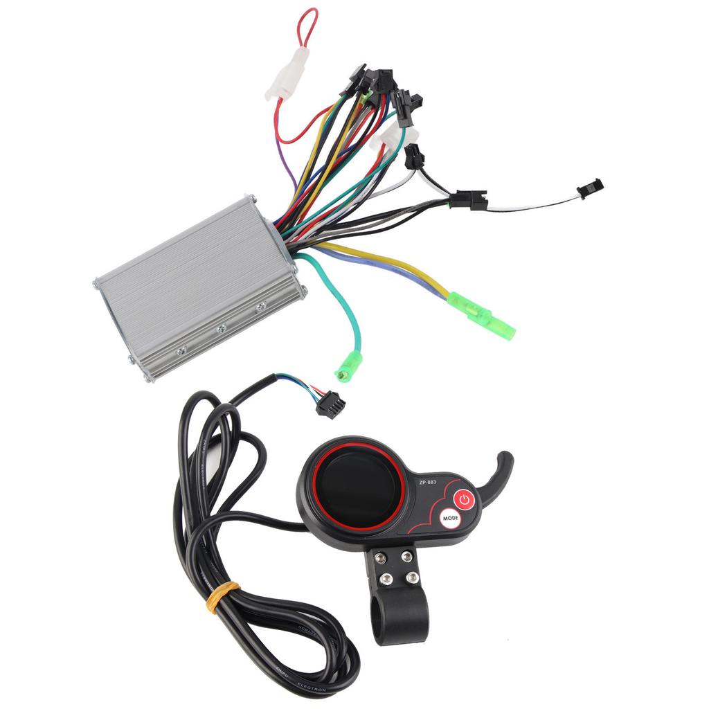 Controller LCD Display Bedienfeld mit Schaltschalter Zubehör für Elektrofahrrad Roller 36V