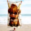 1PC Custom Name Cute Highland Cow