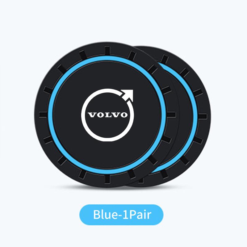 xvrsc3 2PCS Available in Multiple Colors Silicone material Water Coaster For Volvo C30 T6 XC90 XC60 S60 C70 XC40 S80 S40 AWD V90 S90