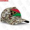 Vanuatu Baseball Cap Free Banner Custom Made Name Number Team Logo Vu Hat Vut Country Travel French Nation Bislama Flag Headgear