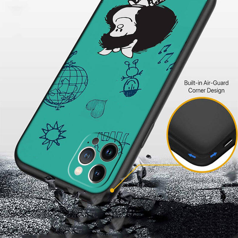 MH88 Mafalda Phone Shell for Samsung S20 S21 S22 S23 S24 FE Ultra Plus Lite S21S A55 A07 A17 F06 F16 M06 M16 M56 A36 A37 A57