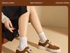 Golden Monkey 2025 Autumn Women's Soft Sole Sports Casual Shoes - Korean Style Versatile Trainer for Big Kids and Girls