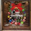 Merry Christmas Wall Sticker Window Glass Merry Christmas Decor for Home Living Room Wall Decor Happy New Year Sticker
