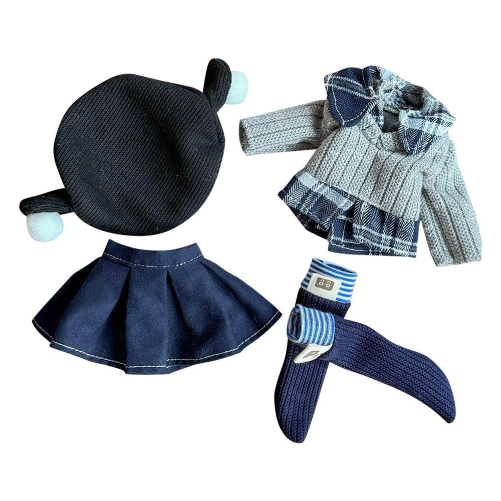 30cm Size Doll Casual Set 1/6 Scale Doll Clothes New Collection BJD Doll Dress  For Girls