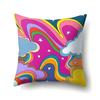 Sofa Pillowcase Home Cushion Cover  Colorful Rainbow