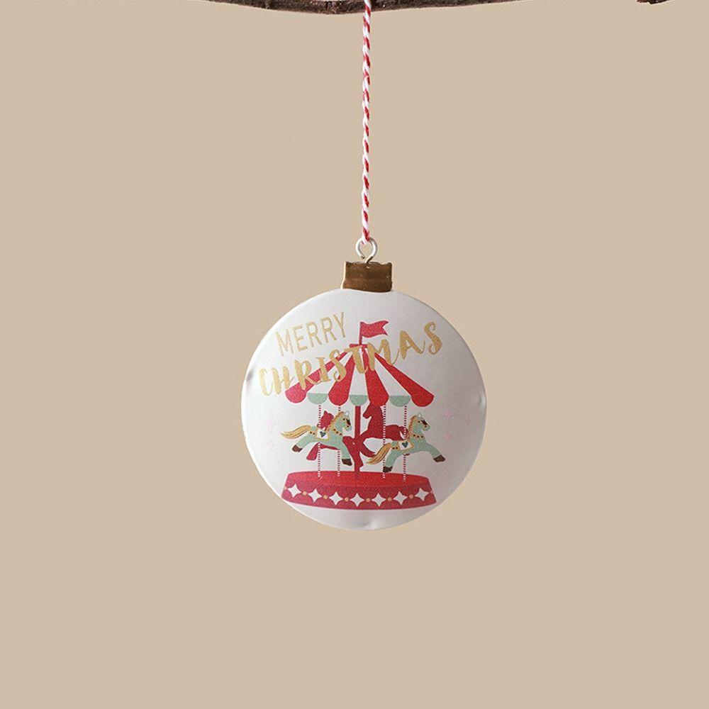 Retro Christmas Tree Pendant DIY Iron Love Star Pendant Exquisite Nordic Style Xmas Tree Hanging Pendant