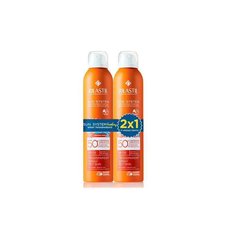 Rilastil Sun System Baby Spray Transparent Spf50+ 2x200ml