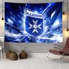 Aj Auxerre Football Club Tapestry, Unique Design Tapestry, Wall Decor for Bedroom,Livingroom, Playroom,Heartwarming Fan Holiday Gifts