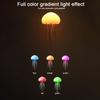 3D Cartoon Jellyfish Night Light Cute Dancing Jellyfish Bedside Lamp Voice Control Rechargeable LED RGB Gradient Night Lamp