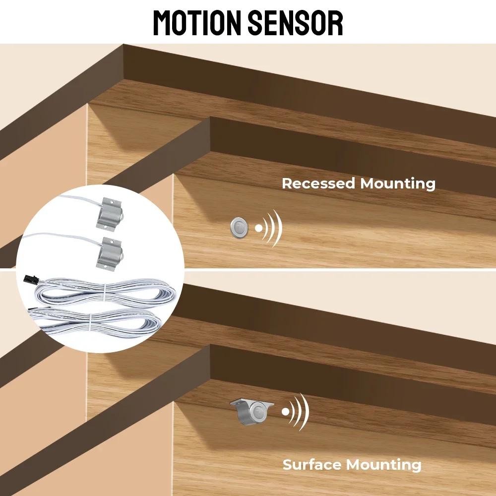 Motion Sensor LED Stair Light Controller Kit DC 12V 24V 32 Channels Step PIR Automatic Controler for Stairway Staircase Lighting