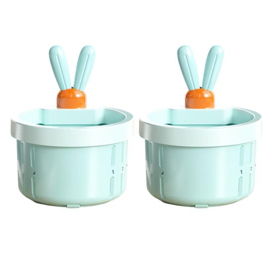 2PCS Cactus Sink Drain Basket, 3-Inch Diameter, Easy Pop-Up Waste Disposal Filter Draining Basket, for Kitchen Standard Drains