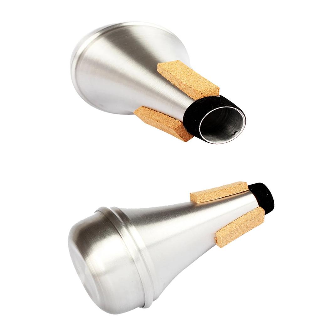 Trumpet Mute,Lightweight Aluminum Mini Trumpet Practice Mute Silencer for Jazz,Beginners and Students