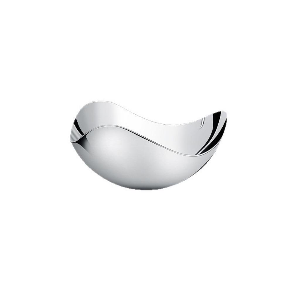 

INS Salad Fruit Plate Triangular Table Plate Creative Petals Serving Bowl Home Decor 10cm срібний