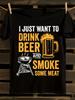 S Funny BBQ Grill and Beer Lovers T-shirt