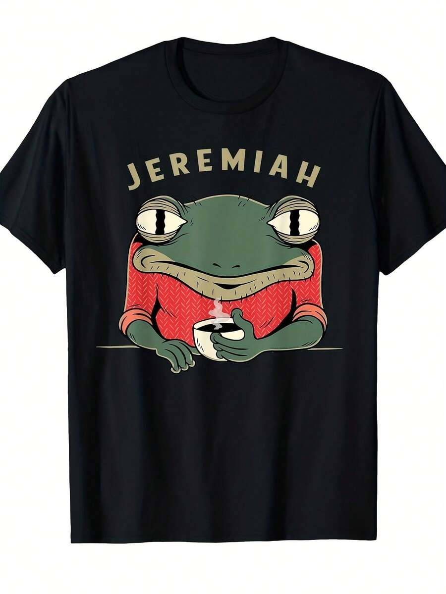 Men s Jeremiah Bullfrog Vintage-Shirt - 70s/Style Short Sleeve Shirt, Featuring Classic Motifs And S разноцветный