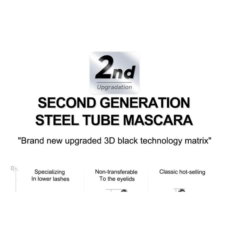 Judydoll - 3D Curling Eyelash Iron Mascara - Classic (2 Colors)