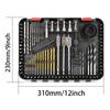 100pcs Drill Bit Set,100 Pieces Impact Driver Bits & Screwdriver Bits Set,for Drilling Metal,Wood,Masonry and Plastic,Cement