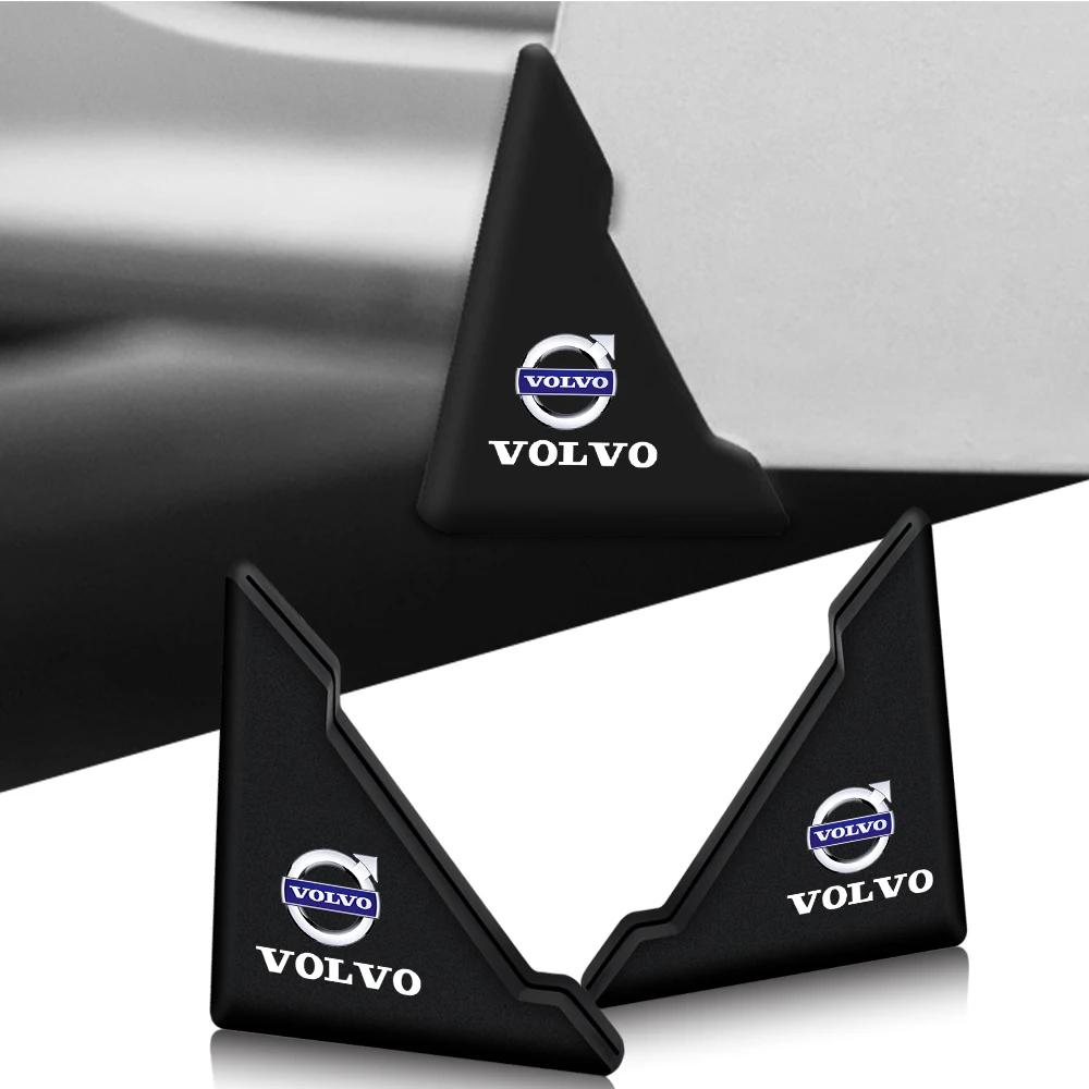 Dnfuk5 2/4Pcs Silicone Car Door Corner Cover Auto Anti-collision Protection Sticker For Volvo XC90 V90 V60 XC60 V40 S80 S60 S90 C40