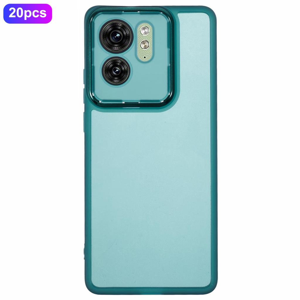 Bulk Purchasing 20Pcs For Motorola Edge 40 5G Case Electroplated Camera Frame TPU Phone Cover Precise Cutouts