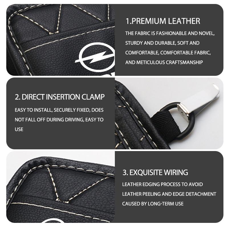 Car Air Vent Storage Pocket Sunglass Holder Coin Key Card Case For Opel Astra G H J K F Corsa D Zafira B Insignia Mokka Regal