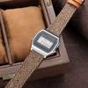 Echtes Leder Nylon Uhrenarmband 18mm 20mm 22mm Universelle Uhrenarmbänder Herren Damen Vintage Gewebe Schnellverschluss Armband Armband